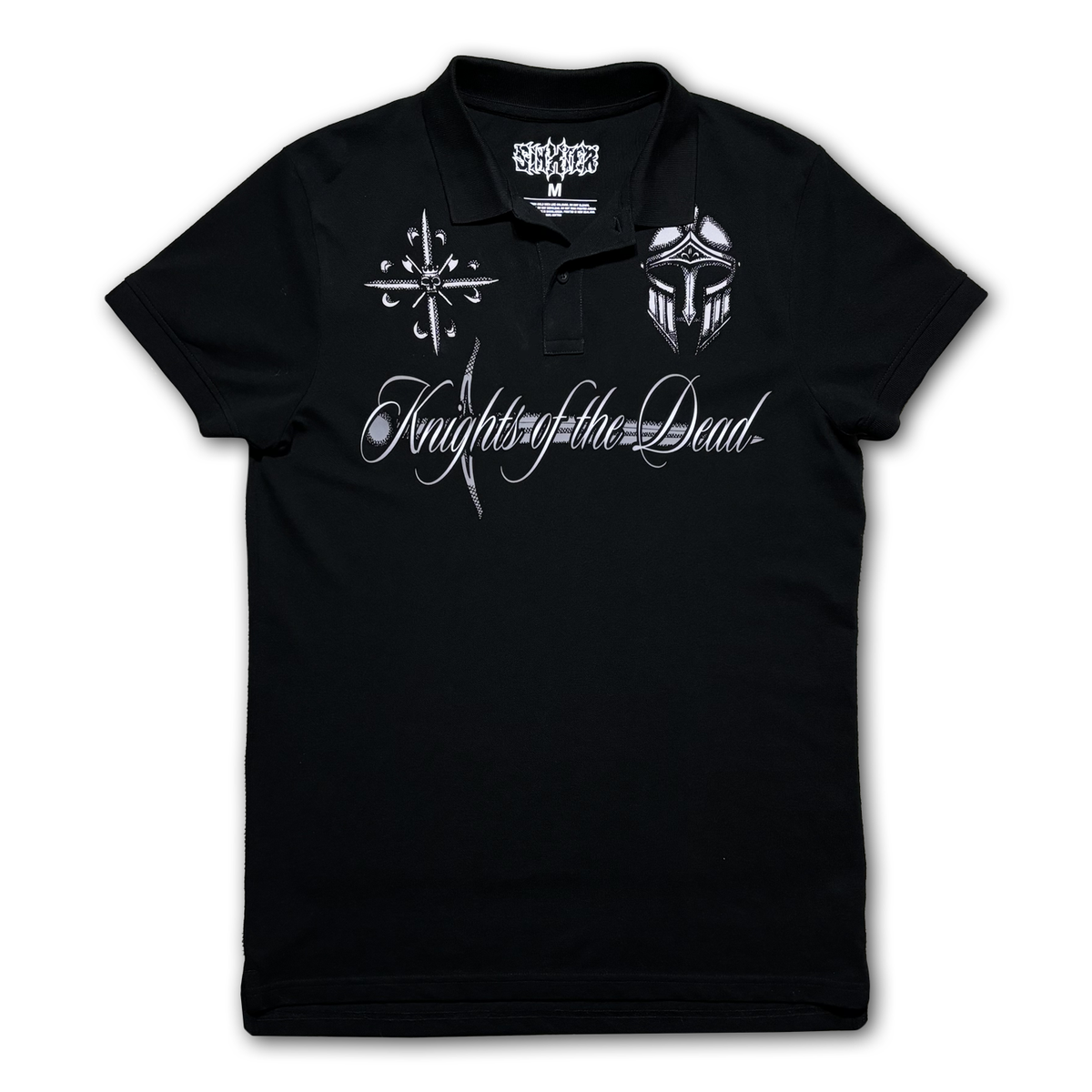 Knights Sword Black Polo