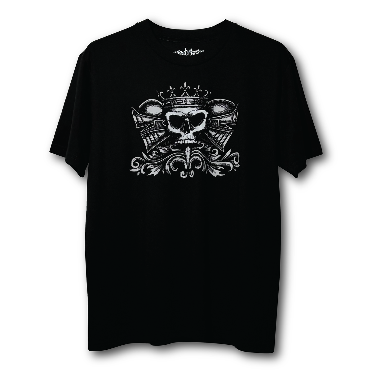Skeleton Knight Black Tee