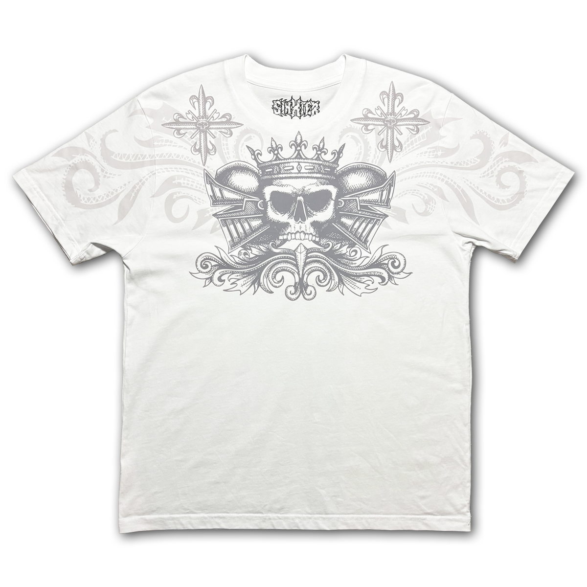 Knights Cross White Tee