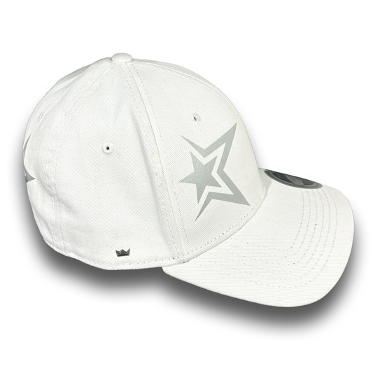 Silver Star White Cap