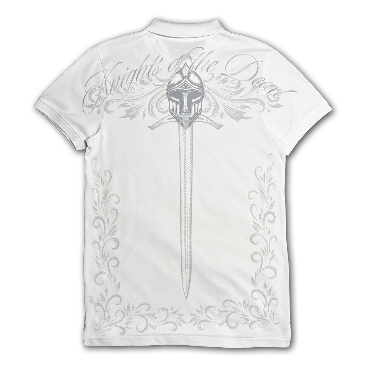 Knights Sword White Polo