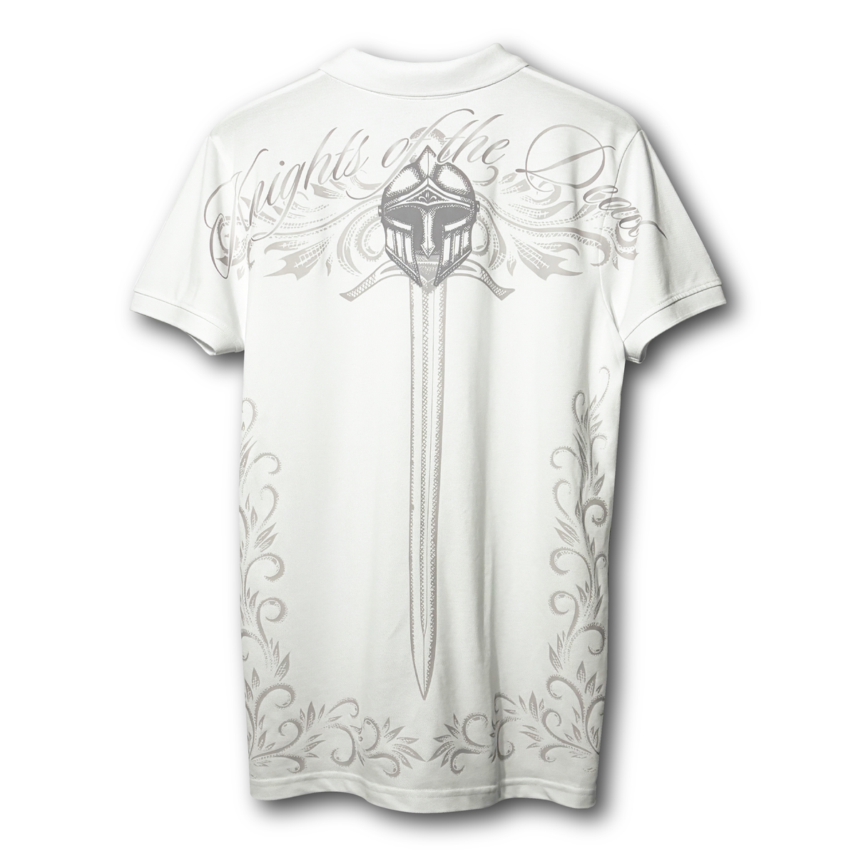 Knights Sword White Polo